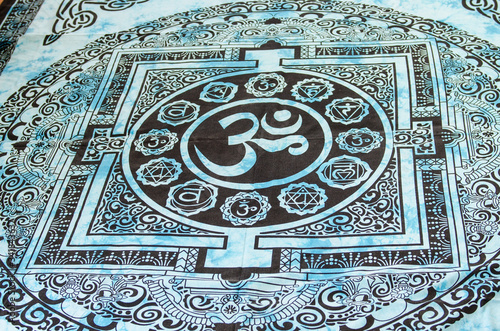 Hinduism om, aum, chakra, omkara is the holiest mantra, holiest sound, source or seed bija, the combination of sacred syllables, which form a nucleus of spiritual energy. Mandala, Thangka, Mantra
