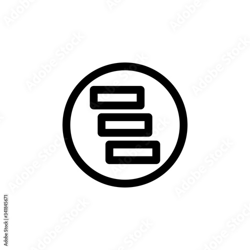 Clear Recent User Interface Outline Icon Logo Vector Illustration 