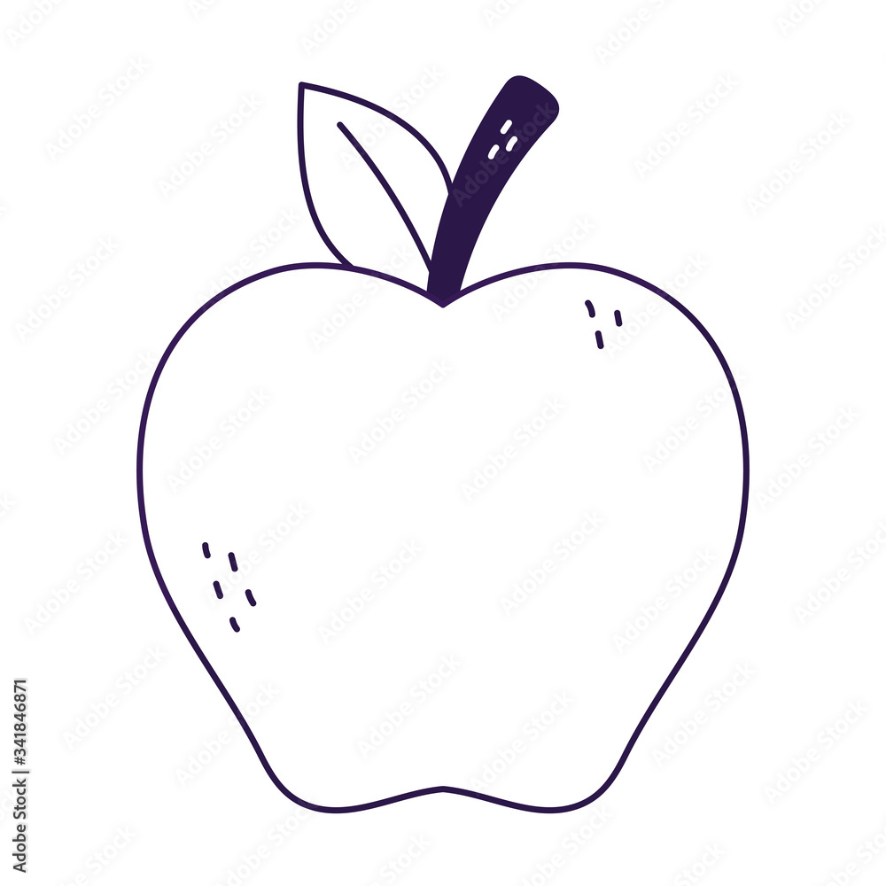 Isolated apple fruit vector design Isolated apple fruit vector design
