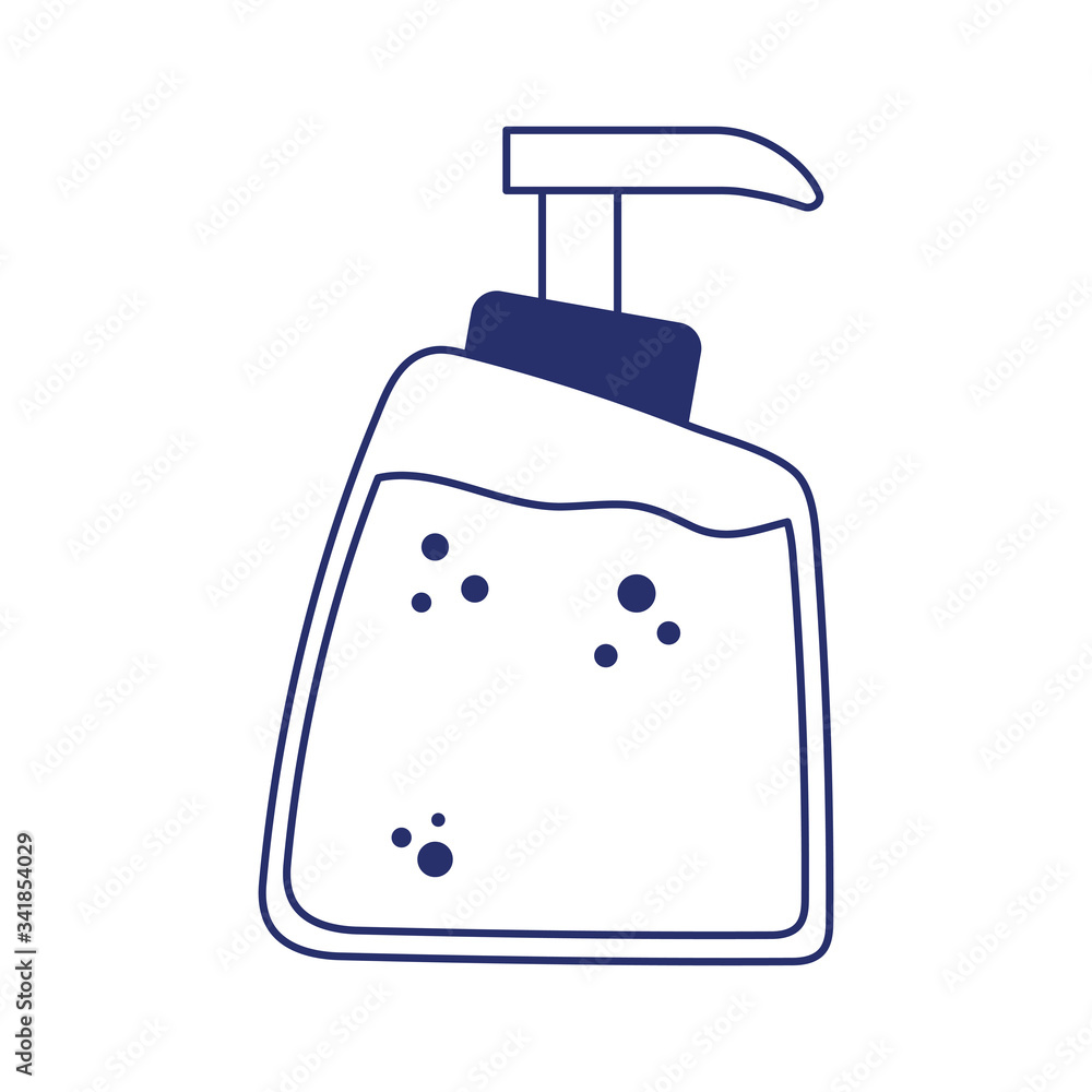 Obraz premium Isolated soap bottle vector design