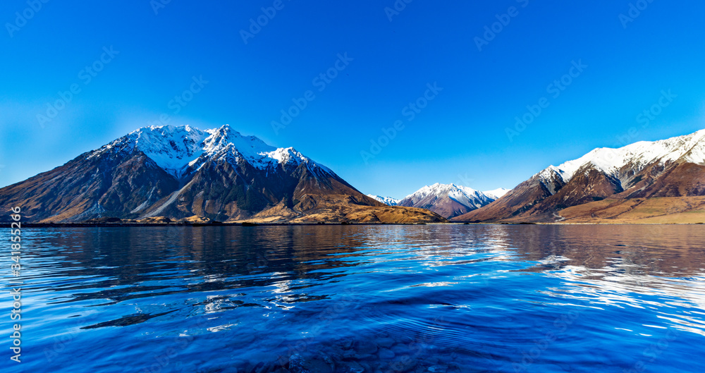 Obraz premium Peace and Quiet on Hopkins River in New Zealand