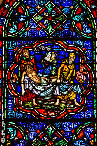 stained glass window