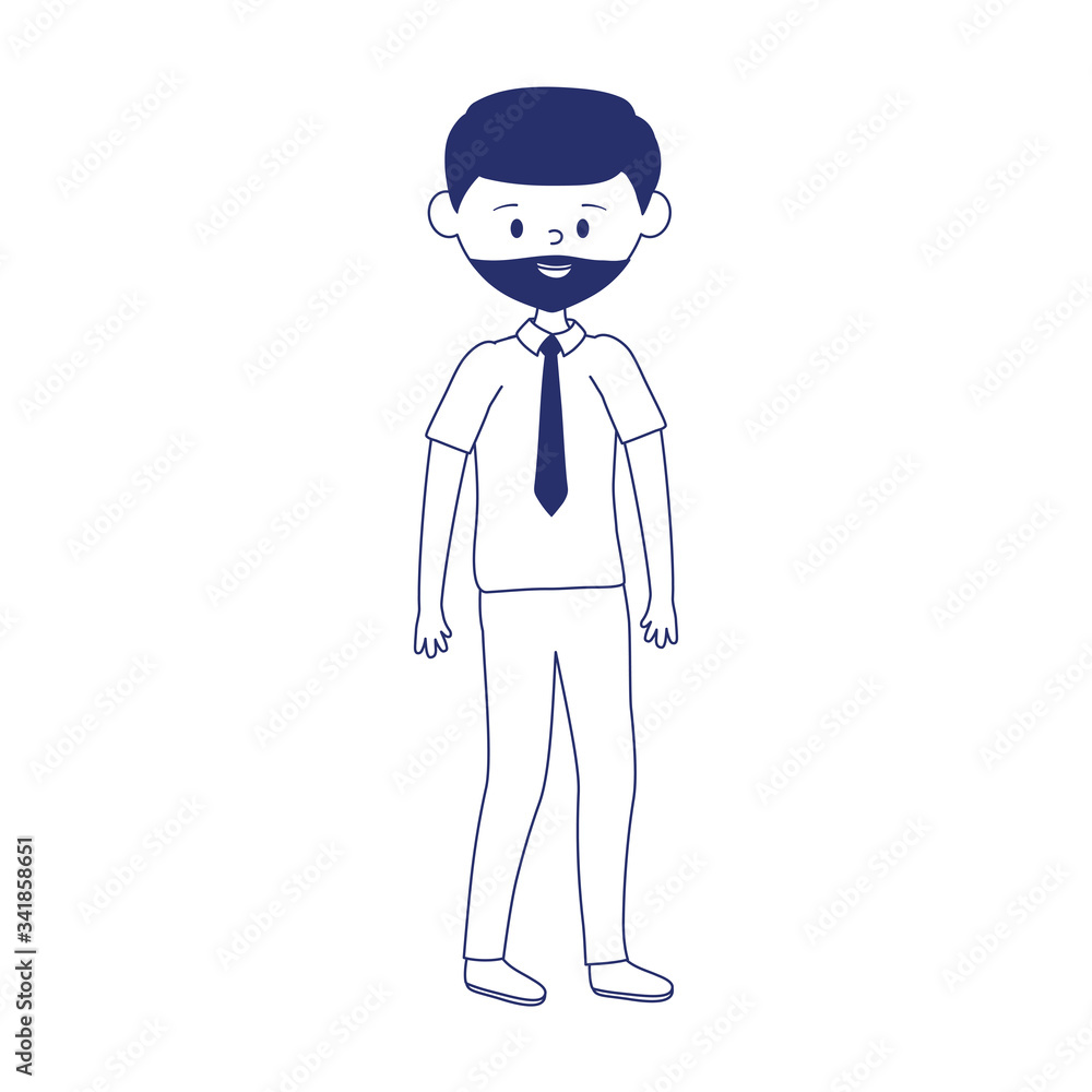 Isolated avatar man vector design Isolated avatar man vector design