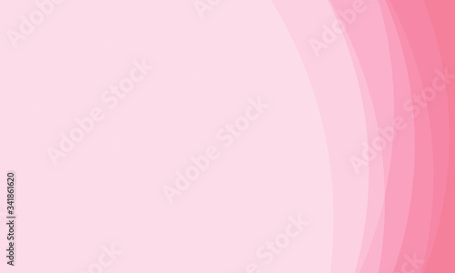 Abstract geometric pink curve line gradient Background. for design backdrop banner for love valentine day. © Koy