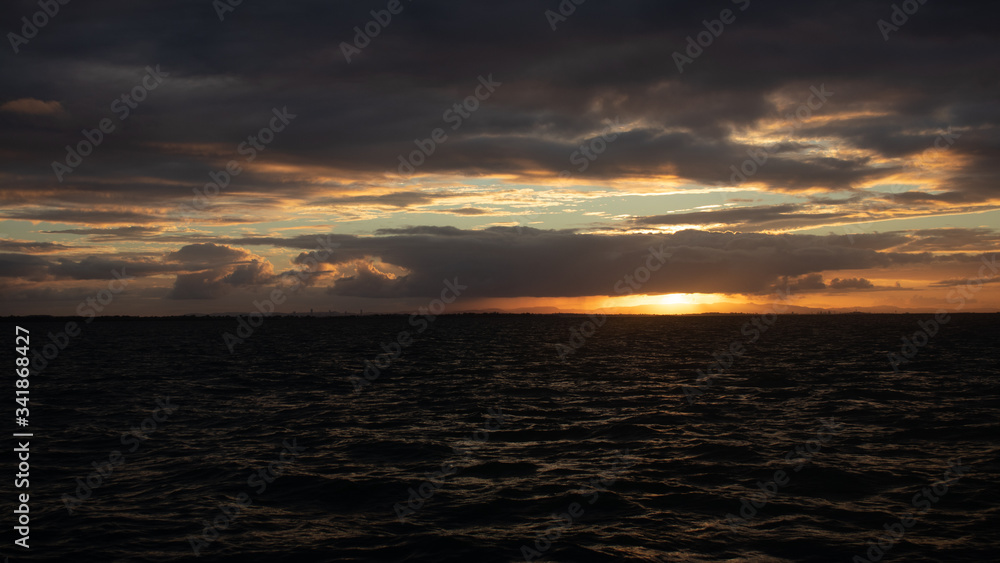 Ocean sunset Ocean sunset