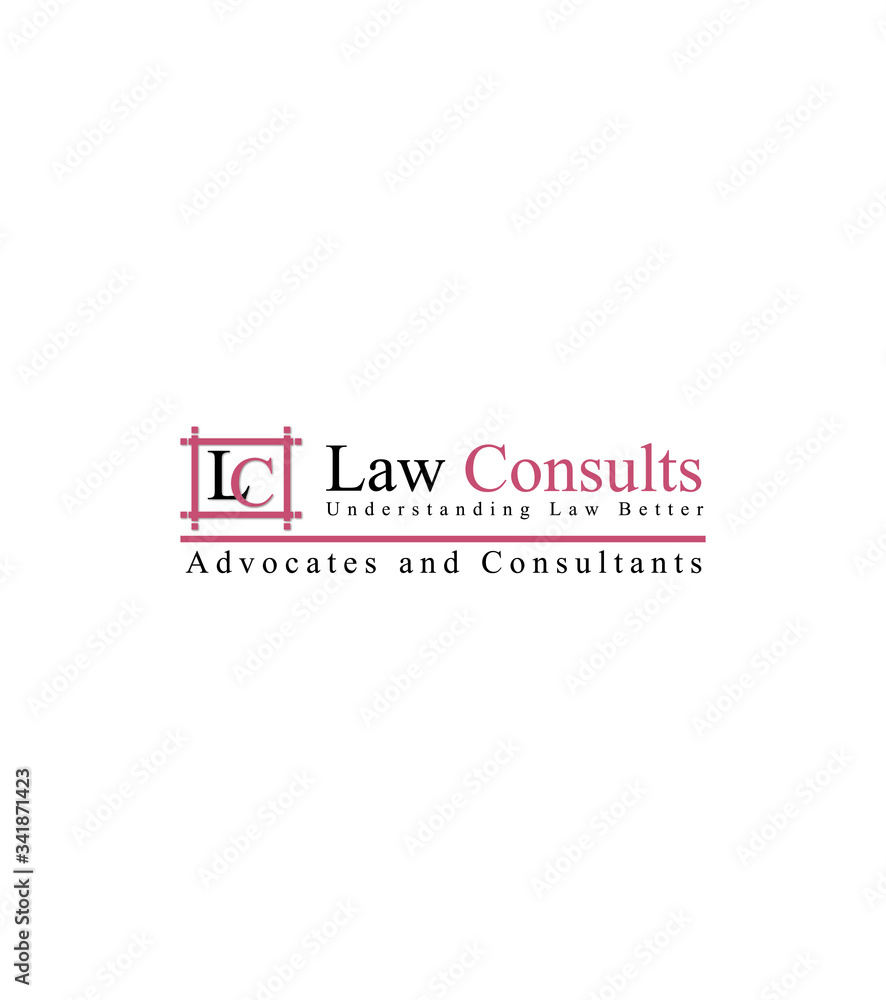 Abstract modern law consults logo template, Vector logo for business and company identity 