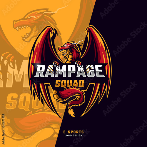 Rampage squad esport logo