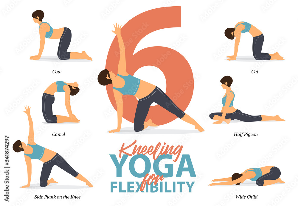 Amazon.com: Yoga Poses Poster - Asanas - Modern Exercise & Chakra Yoga  Spiritual Artwork, Reiki Infographic, Energy Healing Breathing Wall Art  Chart 12x16