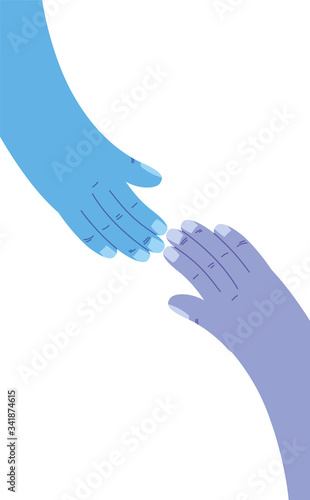 care in the hands of the coronavirus