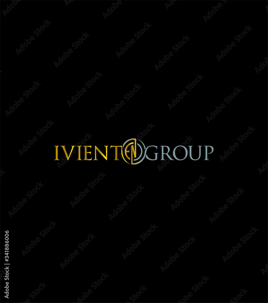 Abstract modern ivient group logo template, vector logo for inspirations 