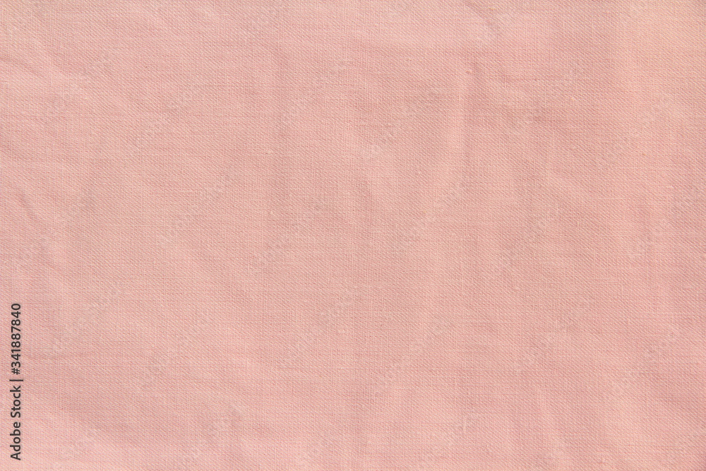 Fototapeta premium linen fabric cotton for wallpaper design. Brown weave cotton background texture.