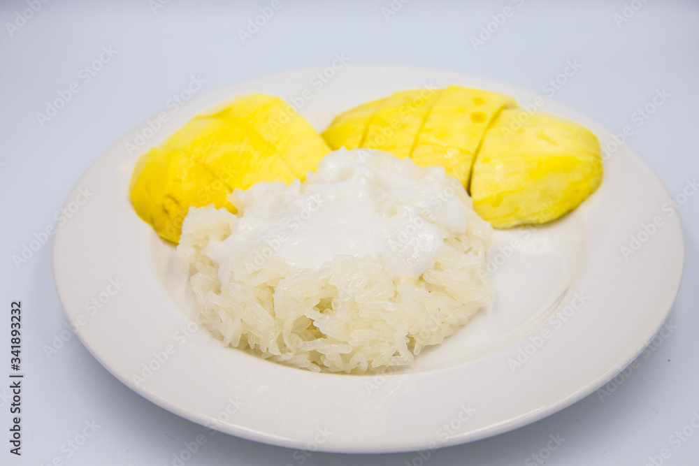 mango sticky rice dessert mango sticky rice dessert