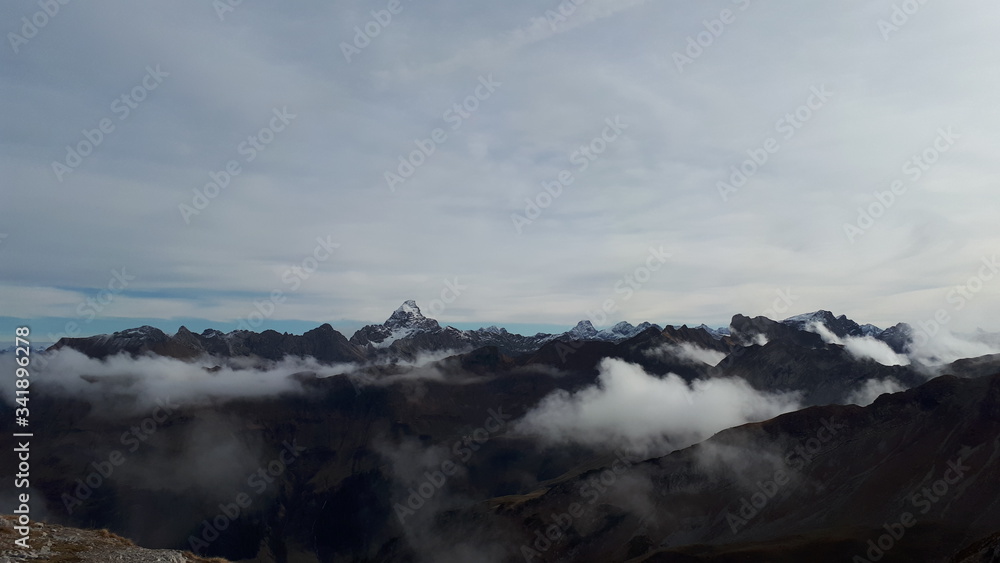 Nebel im Tal - Nebelhorn