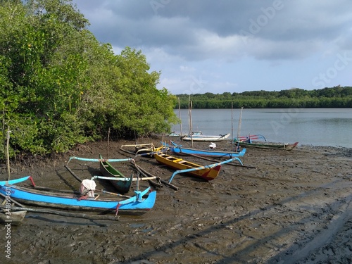 boats on the beach