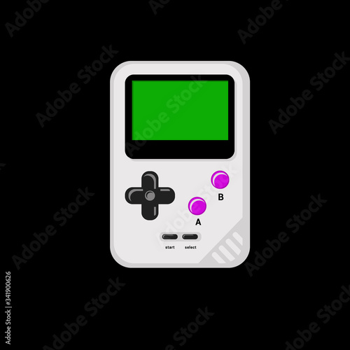 classic game flat icon design