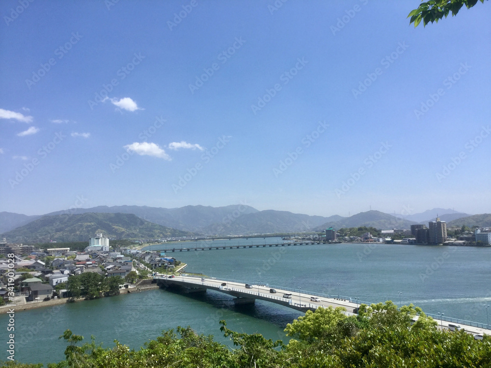 Scenery from Karatsu Castle in Saga