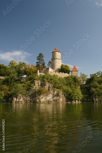 Orlík Castle in Czech republic