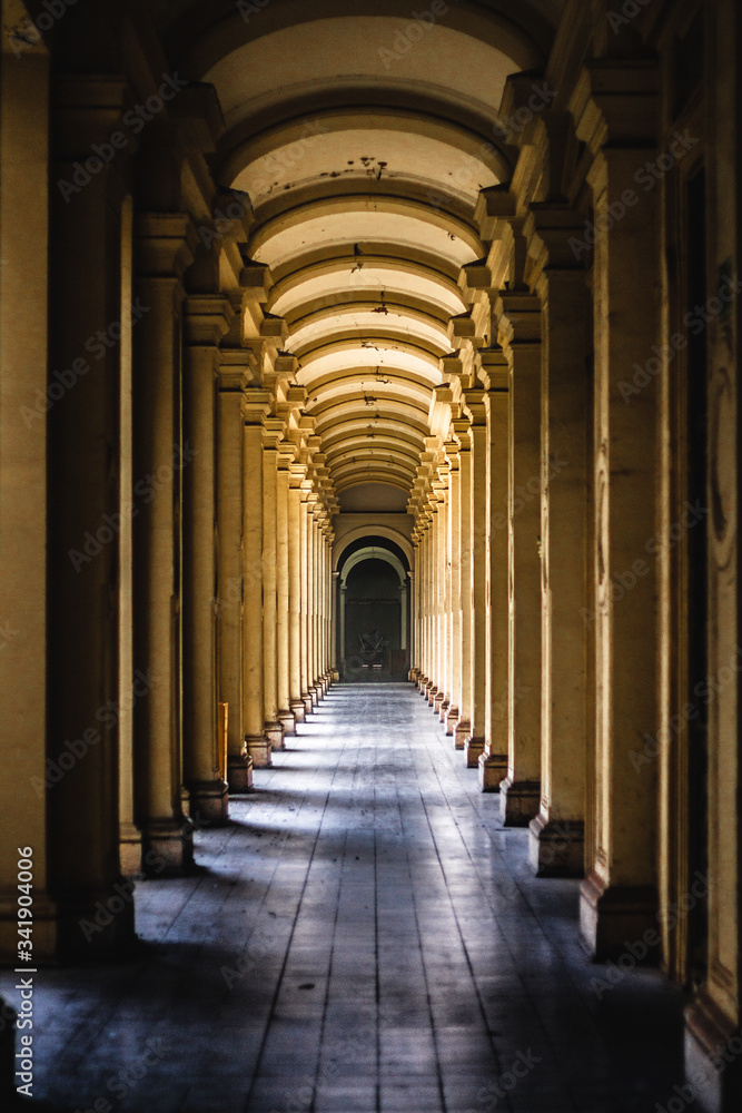 corridor in the old town