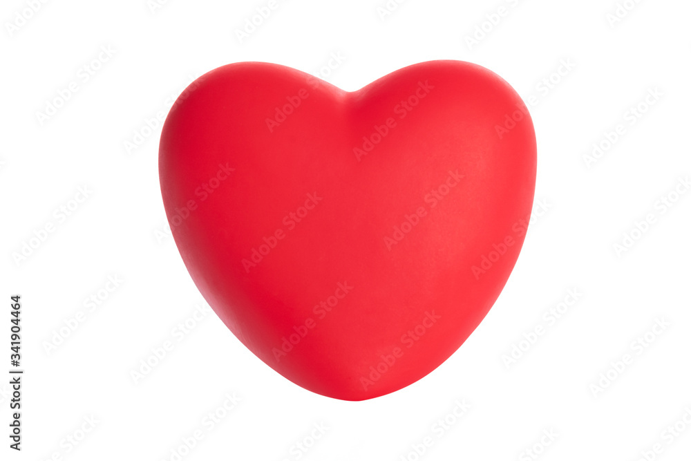 Studio shot of perfect puffy and shiny red heart isolated on a white background - ideal for your medical or valentine project. Studio shot of perfect puffy and shiny red heart isolated on a white background - ideal for your medical or valentine project.