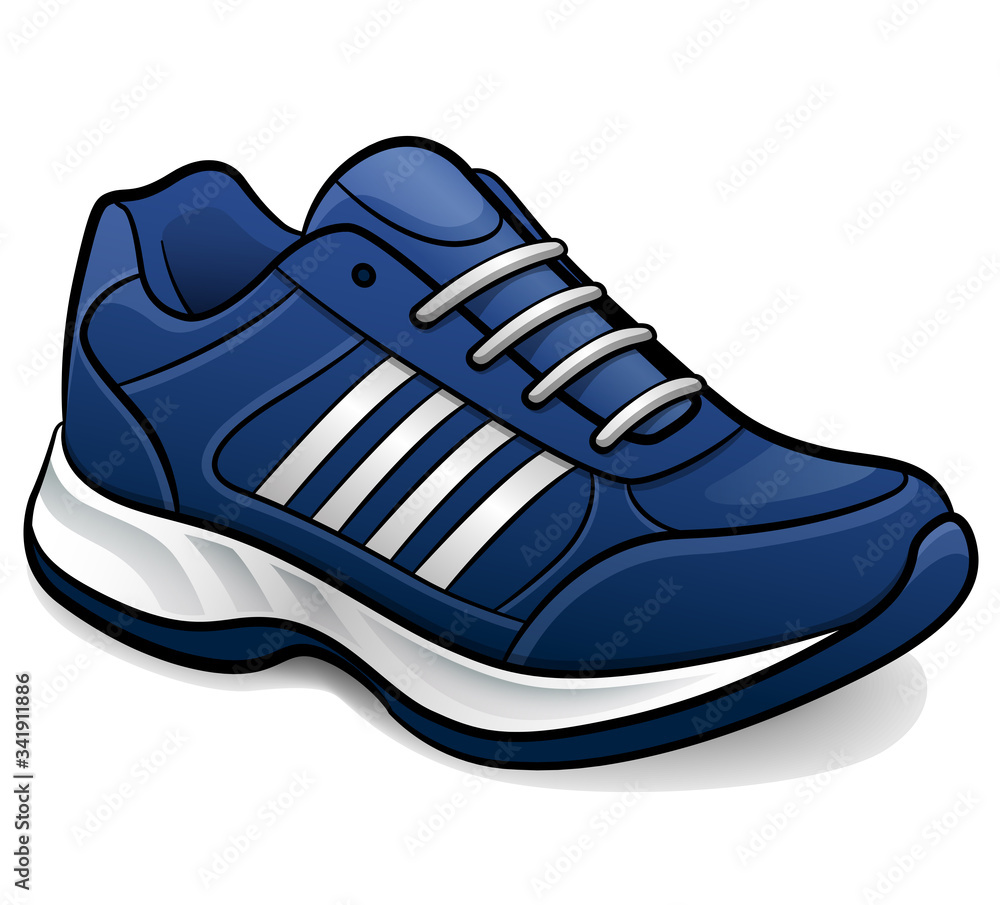 Vector sport shoes design isolated Vector sport shoes design isolated