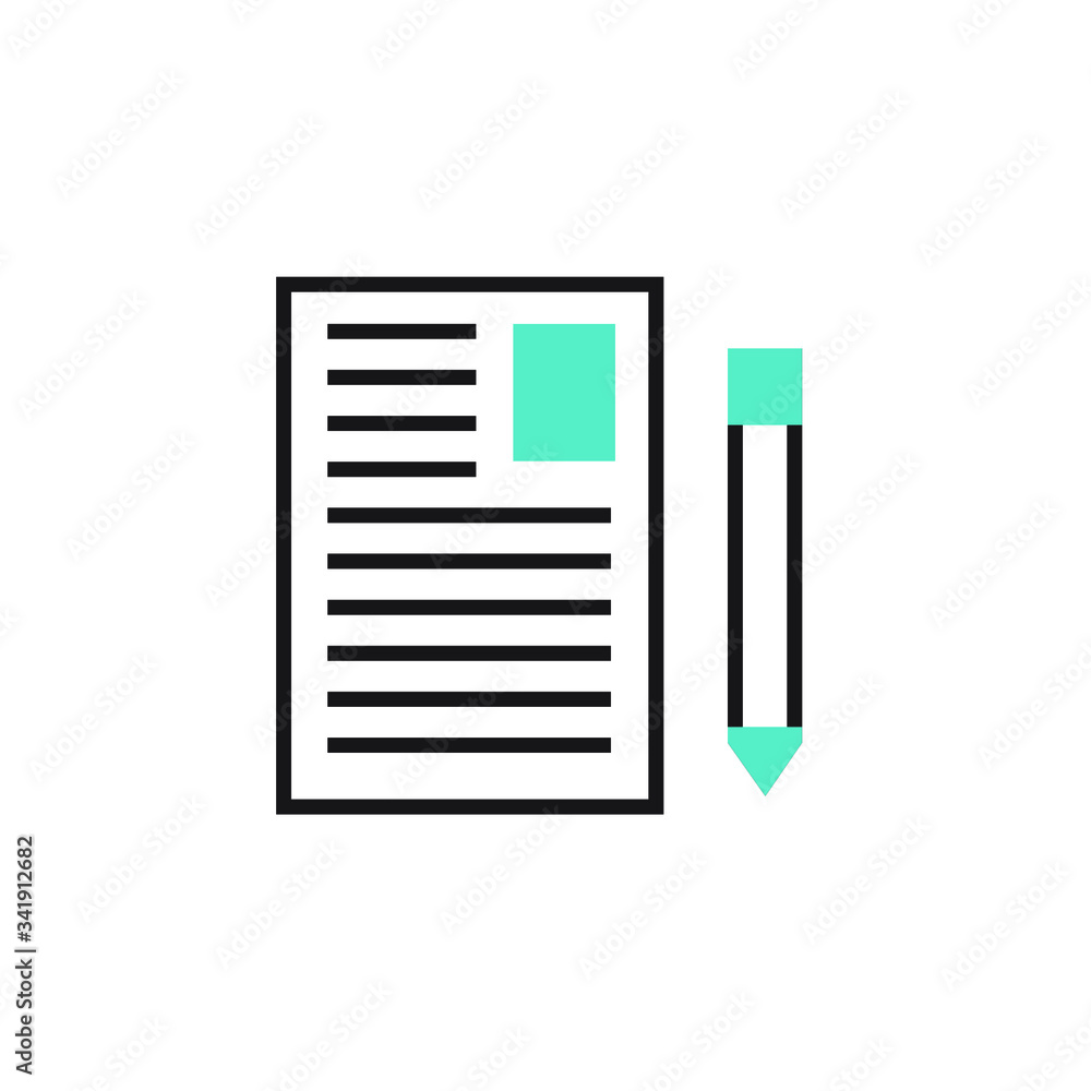 resume icon vector illustration modern design resume icon vector illustration modern design