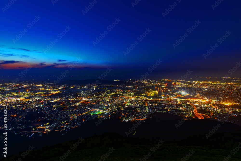 Fototapeta premium 皿倉山夜景