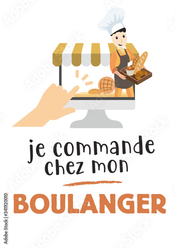 Mon boulanger, achat en ligne, magasin producteur