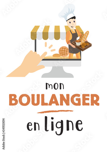 Mon boulanger, achat en ligne, magasin producteur