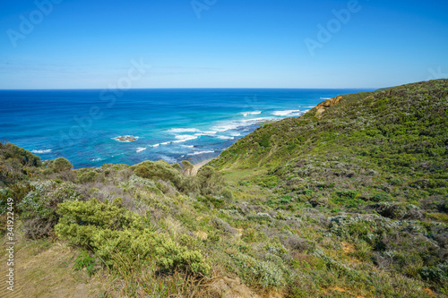 hiking the great ocean walk on wreck beach  victoria  australia