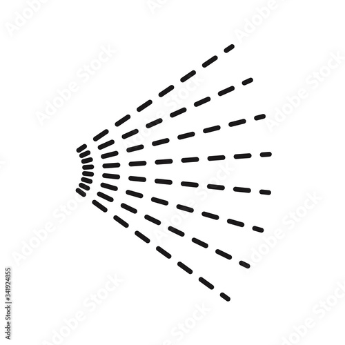 Spray cloud icon. Vector