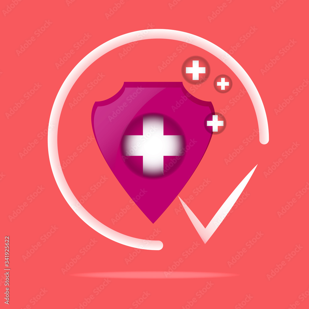 Vector icon of the immune system. immune system. Protection of health bacterial viruses. Prevention of human germs medically. Vector icon of the immune system. immune system. Protection of health bacterial viruses. Prevention of human germs medically.