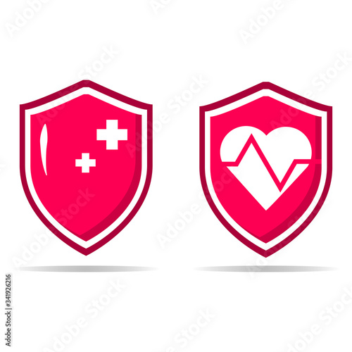Vector icon of the immune system. immune system. Protection of health bacterial viruses. Prevention of human germs medically.