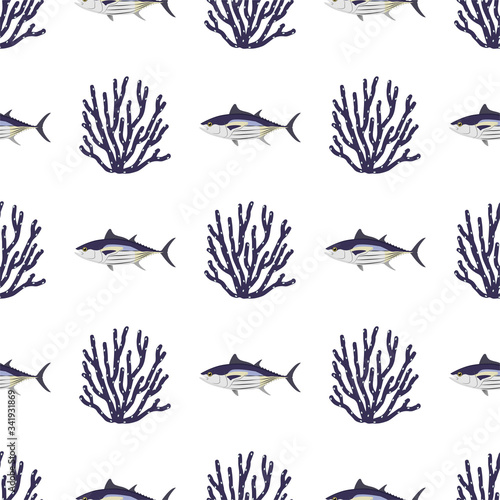 Tuna. Skipjack Tuna. Commercial Fish species.
