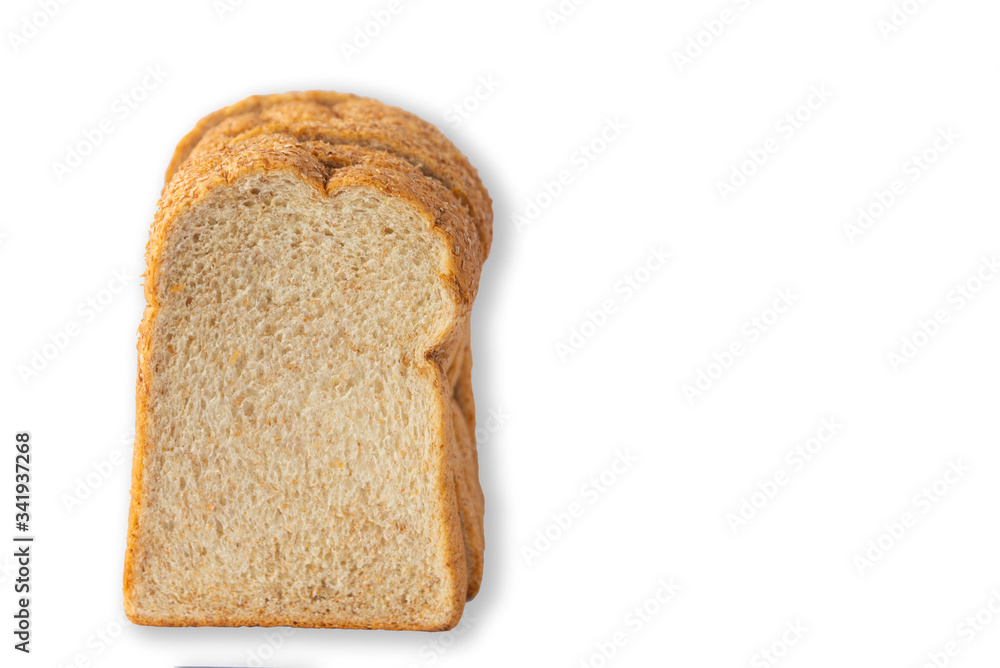 Sliced bread isolated on a white background Sliced bread isolated on a white background