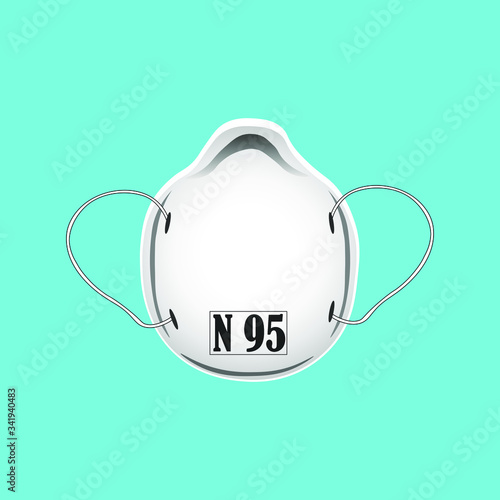 n95 face mask protection safety for Coronaviruses. 