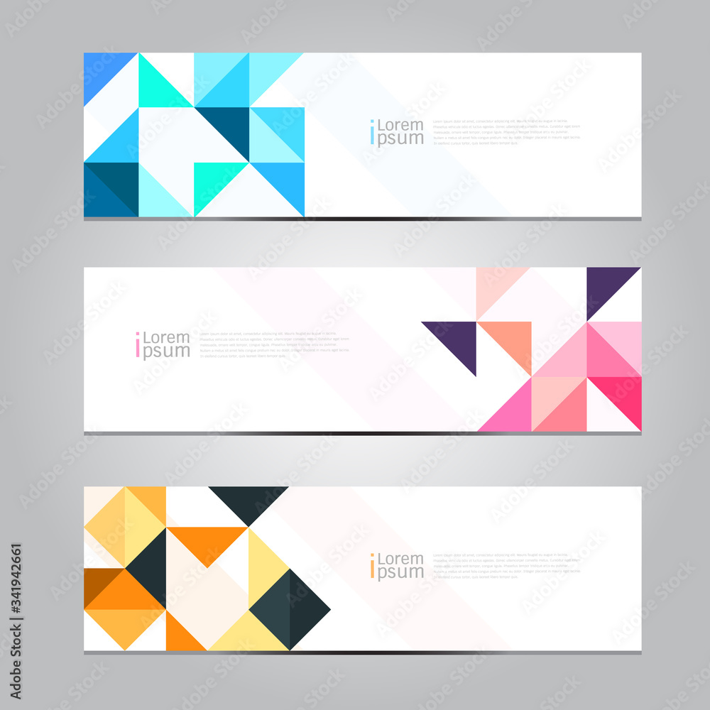 Naklejka premium Vector abstract design background texture banner template