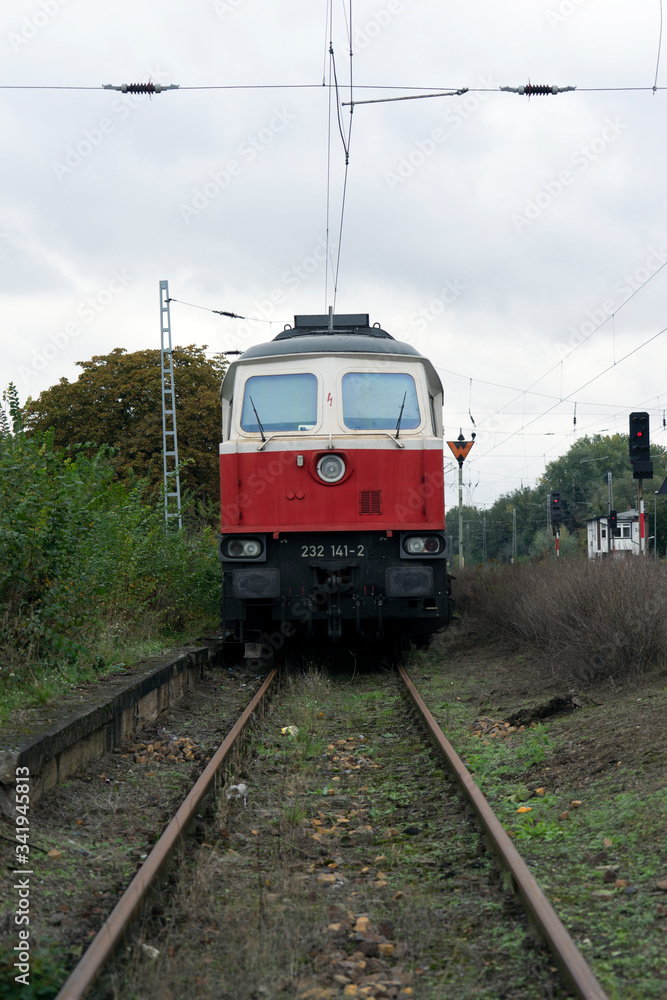 Track. Locomotive.