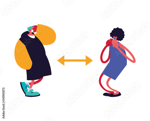 couple talking to snuff doctor on white background