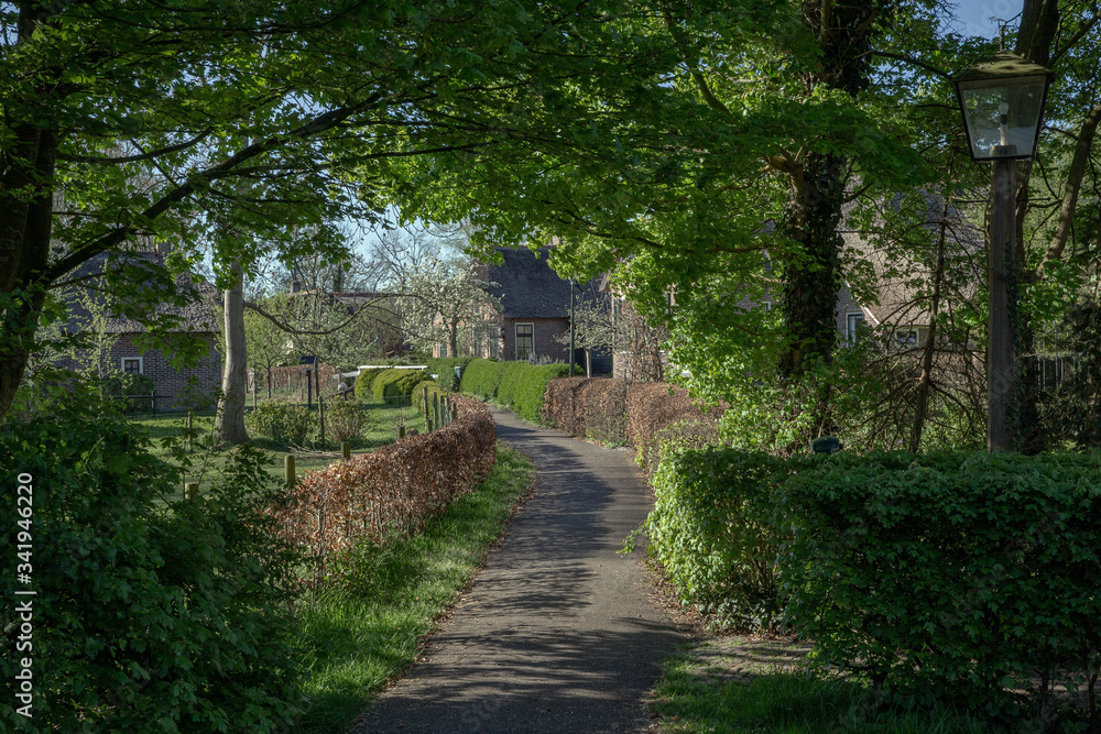 Giethoorn Overijssel Netherlands. During Corona lock-down. Empty streets, paths, bridges and canals. Giethoorn Overijssel Netherlands. During Corona lock-down. Empty streets, paths, bridges and canals.