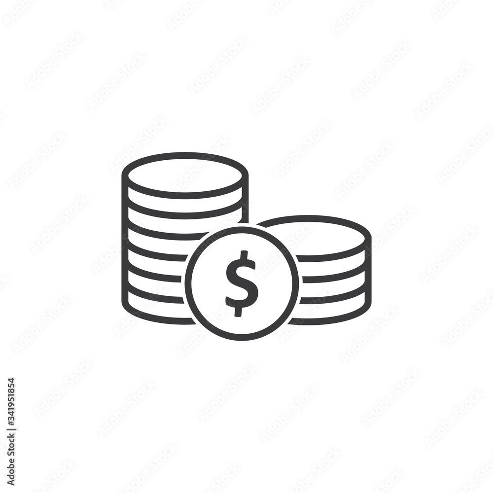 money logo icon vector illustration money logo icon vector illustration