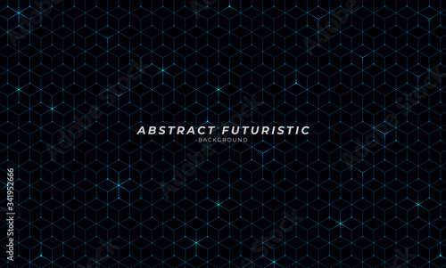 Abstract modern geometric shining pattern digital. Abstract futuristic art wallpaper. Vector illustration.