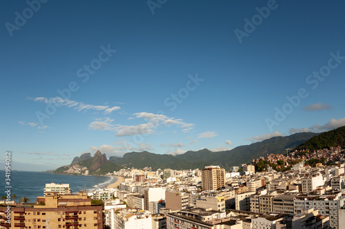 view of Ipanema, Morro Dois Irmaos  mountain Rio de Janeiro © Sacha Specker