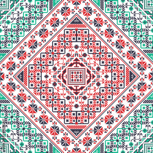 Romanian traditional pattern 17