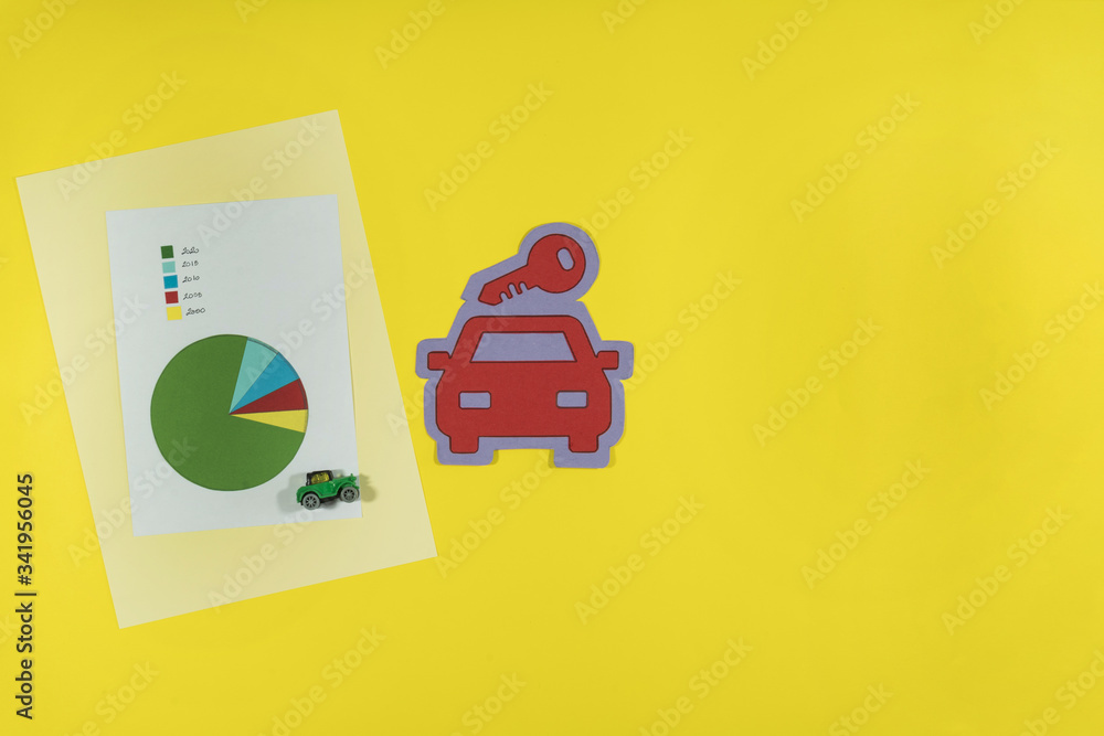 Obraz premium Concept of statistics