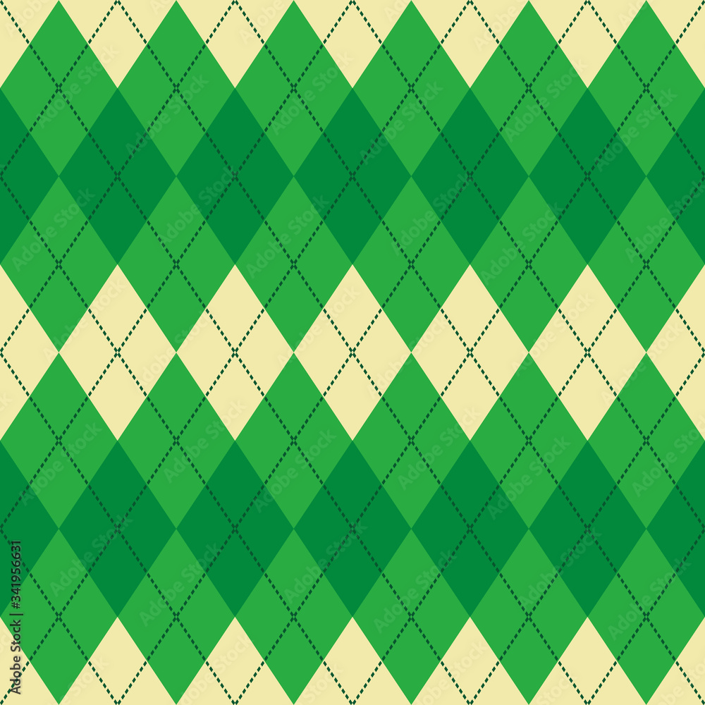 green and beige argyle seamless vector pattern green and beige argyle seamless vector pattern