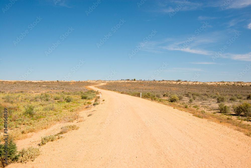 Mungo Lake Landscape In New South Wales, Australia