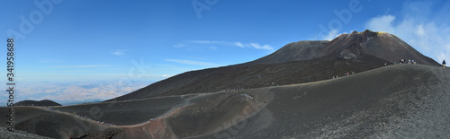 Panorama of Etna. Sicily