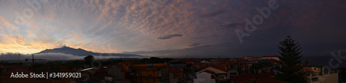 Panorama of Etna. Sicily