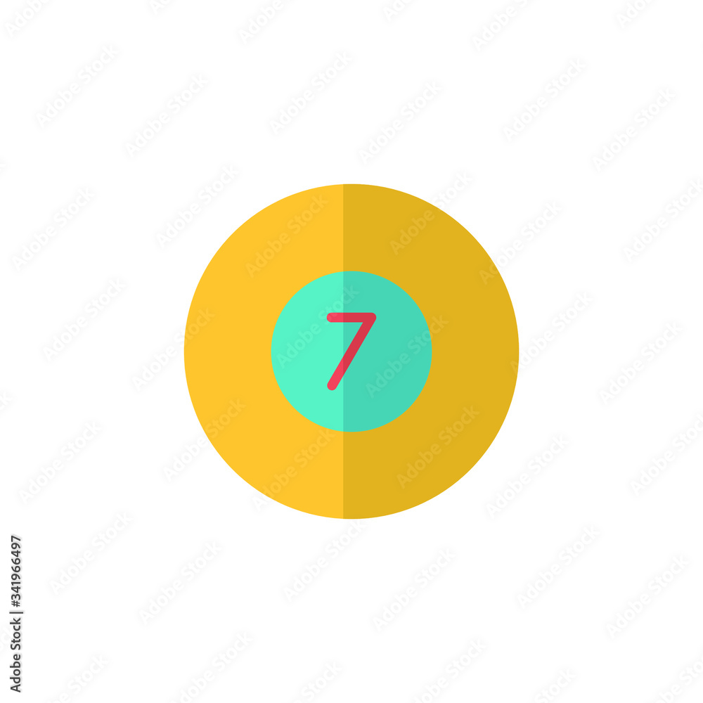 billiard ball icon vector illustration flat design billiard ball icon vector illustration flat design