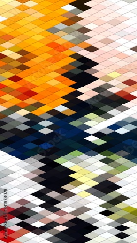 Aesthetic Abstract Geometrical Artwork,Abstract Graphical Art Background Texture,Modern Conceptual Art.Graphic Design 3D Rendering